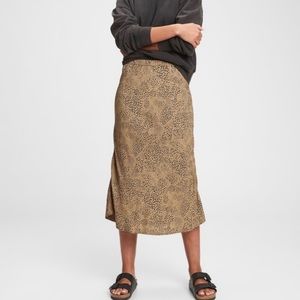 GAP Leopard Print Midi Skirt Women’s Size Large